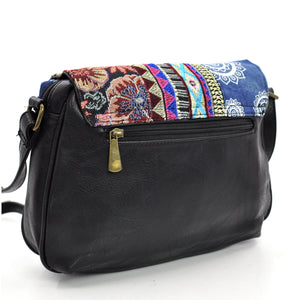 Gyoiamea Borsa jeans denim artigianale tracolla messenger donna vintage jeansata