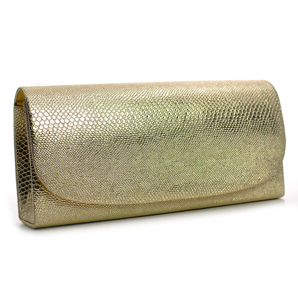 Pochette matrimonio eventi elegante rigida pelle serpente coccodrillo squamata