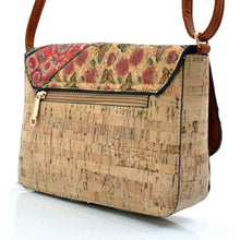 Carica l&#39;immagine nel visualizzatore di Gallery, Gyoiamea borsa borsetta donna tracolla rigida sughero fantasia piccola colorata