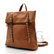 Carica l&#39;immagine nel visualizzatore di Gallery, Zaino zainetto vintage borchie borchiato sportivo piccolo passeggio viaggio moda