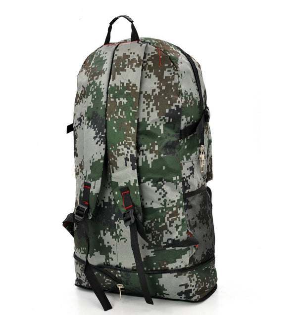 Zaino grande trekking softair militare mimetico campeggio escursionismo viaggio