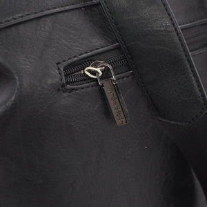 Zaino pelle nero vintage firmato Antonio Basile uomo porta pc lavoro capiente