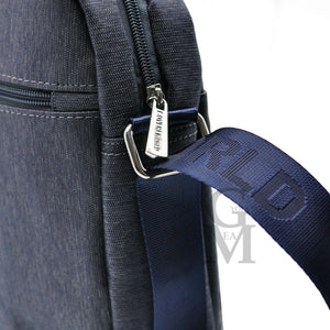 Borsello coveri uomo borsa nylon nuovo tracolla spalla casual passeggio nero blu