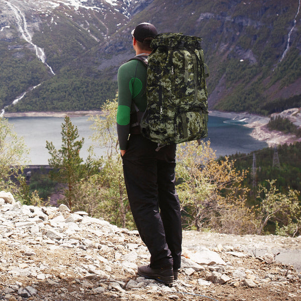 Zaino grande trekking impermeabile militare campeggio escursione viaggio caccia