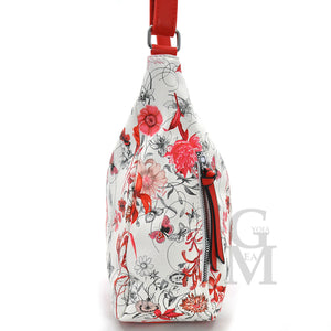 GM Borsa donna colorata fiori tracolla fiorata elegante passeggio postina nuova