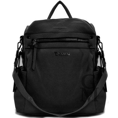 COVERI Borsa zaino cinghia 2in1 trasformabile donna colorata tracolla capiente