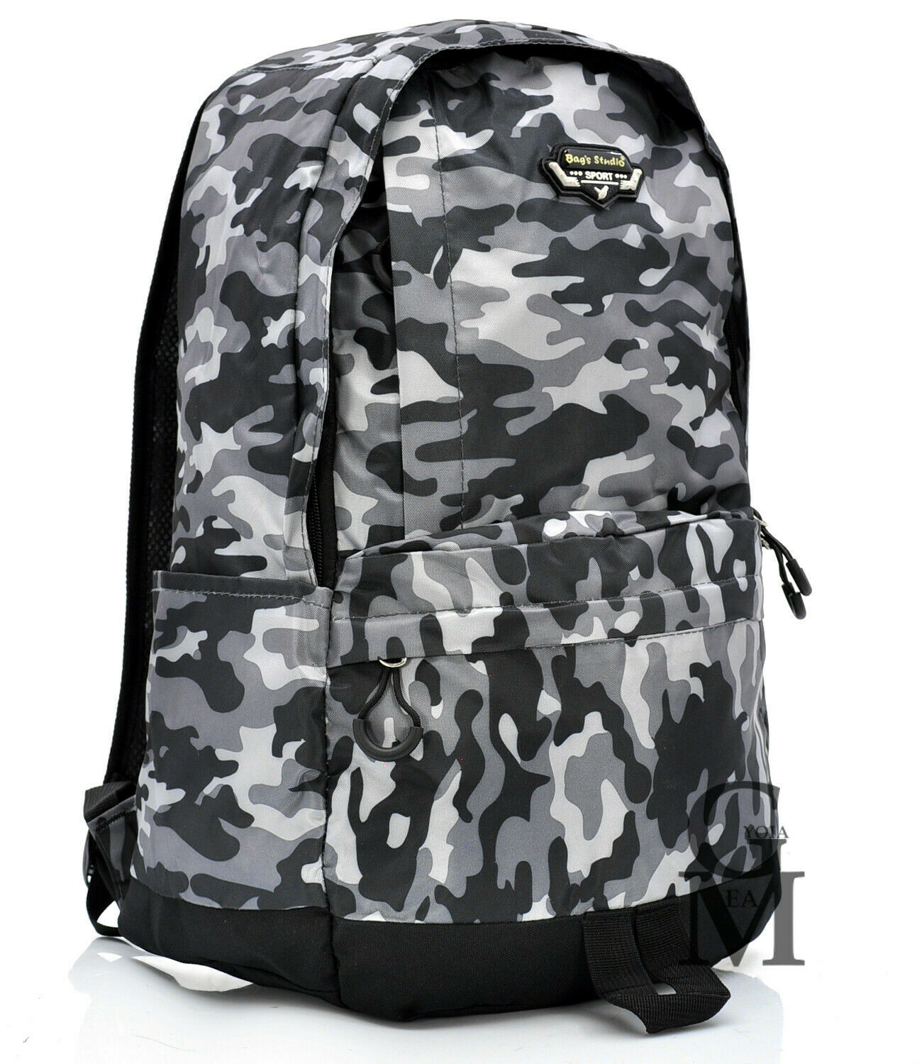 Zaino uomo scuola impermeabile fantasia mimetico militare americano su