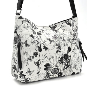 GM Borsa donna colorata fiori tracolla fiorata elegante passeggio postina nuova
