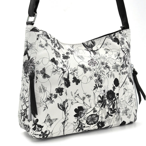 GM Borsa donna colorata fiori tracolla fiorata elegante passeggio postina nuova