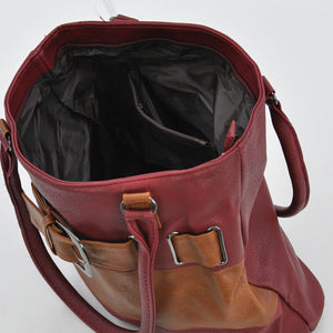Borsa donna spalla vintage tote bag shopping shopper cinghia cintura passeggio