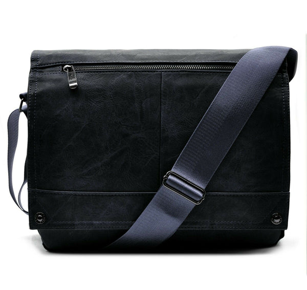 Borsa Uomo pelle ufficio Tracolla SPORT pc lavoro porta documenti ipad tasche RR