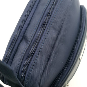 COVERI borsello uomo borsa tracolla sport nylon nero blu tessuto casual piccolo