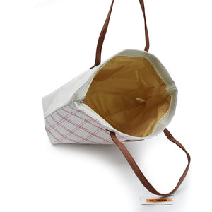 CHARRO borsa spalla mare paglia grande manici pelle colore spiaggia fantasia