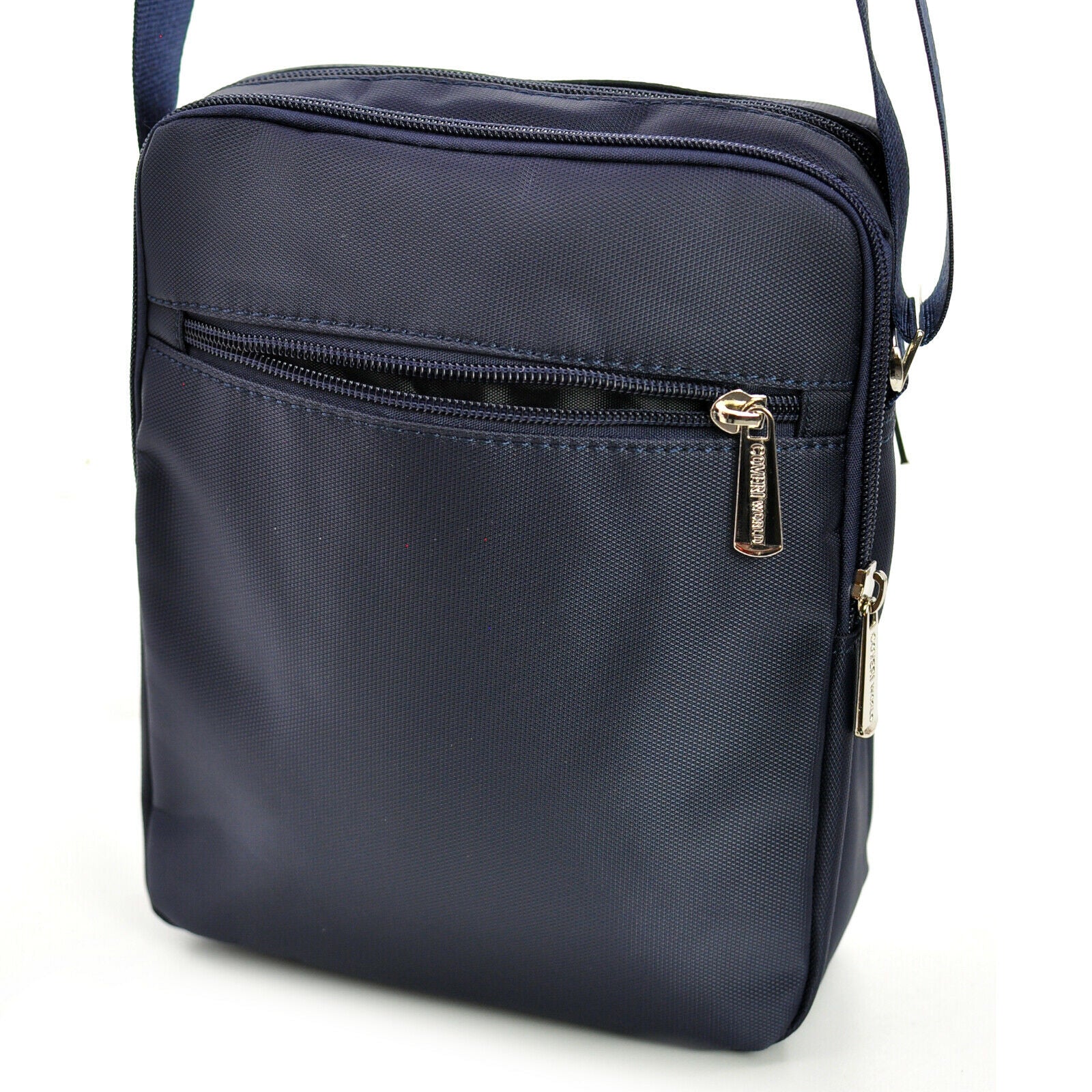 Coprifilo Bianco COVERI Borsello Uomo Borsa Tracolla Pelle Nylon