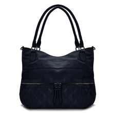 Carica l&#39;immagine nel visualizzatore di Gallery, GM borsa secchio donna shopping spalla pelle morbida trapuntata casual capiente