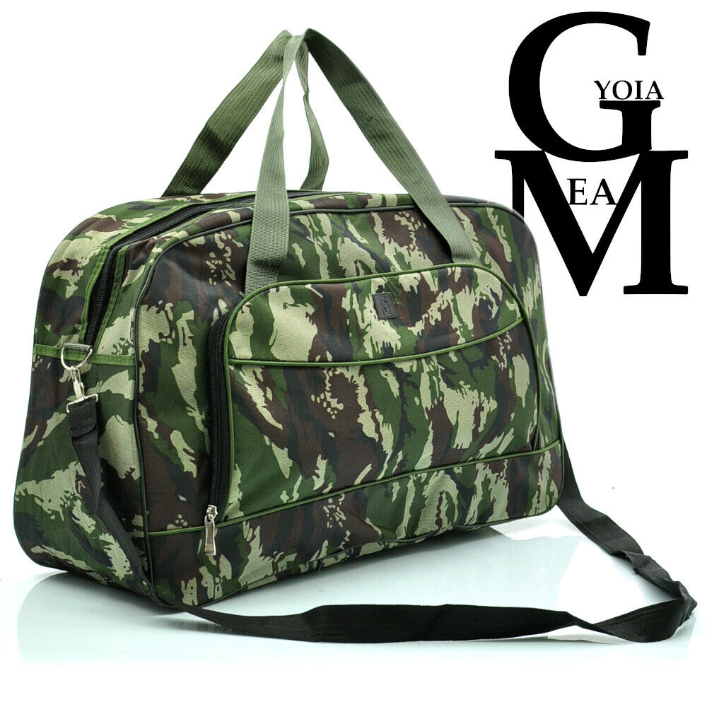 GM Borsone borsa palestra pesca mimetico viaggio tasche carpfishing surfcasting