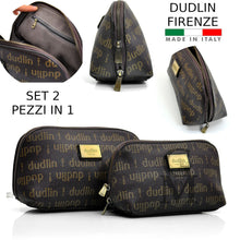 Carica l&#39;immagine nel visualizzatore di Gallery, DUDLIN firenze trousse SET 2pzz beauty case borsa portatrucchi multiuso viaggio