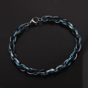bracciale la notte ice gyoiamea linea lusso gioiello acciaio inox uomo scatola
