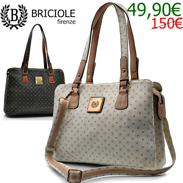 borsa firmata Briciole italia donna originale fantasia scritte tracolla bauletto