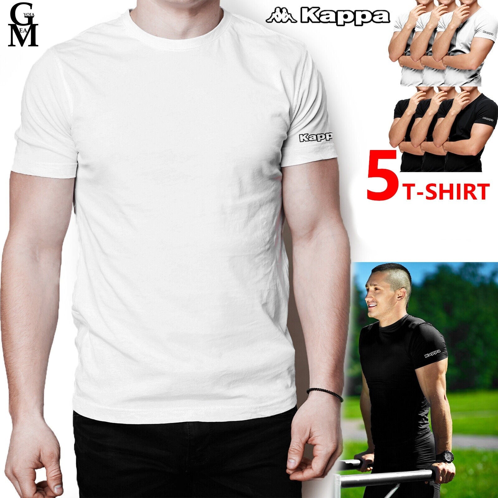 Kappa intimo k1305 t-shirt uomo manica corta girocollo tg.L Kappa intimo k1305 t-shirt uomo manica corta girocollo tg.L